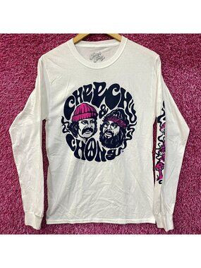 Cheech & Chong Abstract Duo Graphic T-Shirt Small